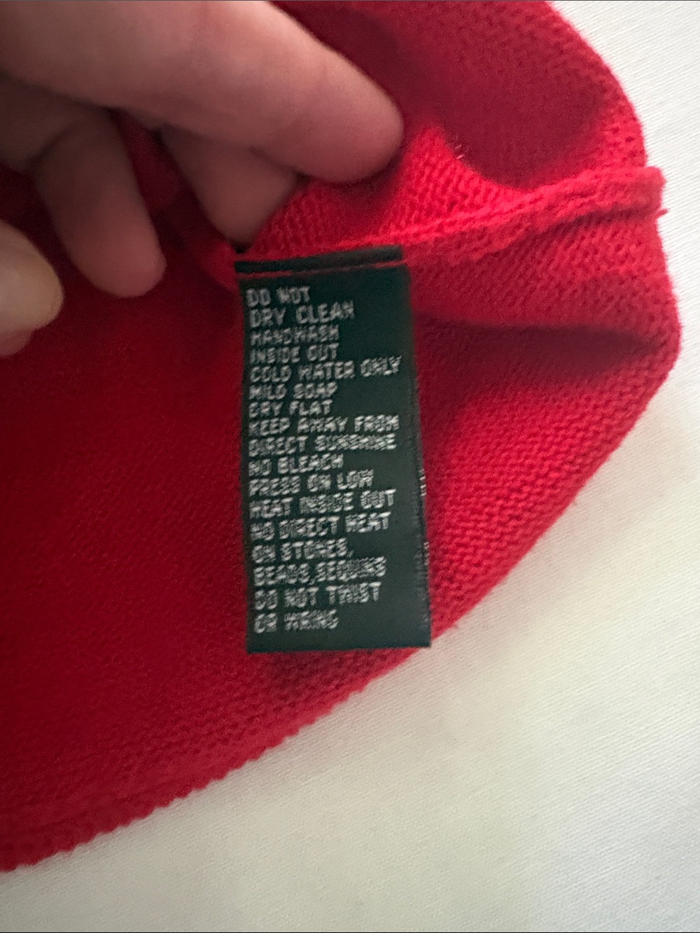 Michael Simon Red Sleeveless Zip-Front Knit Vest with Flag Accent - XL - Picture 9 of 9